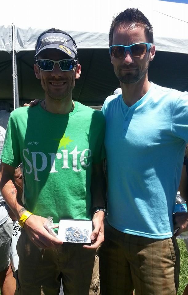 Joe + Sprite = Silver Buckle. Photo courtesy of Joe Uhan