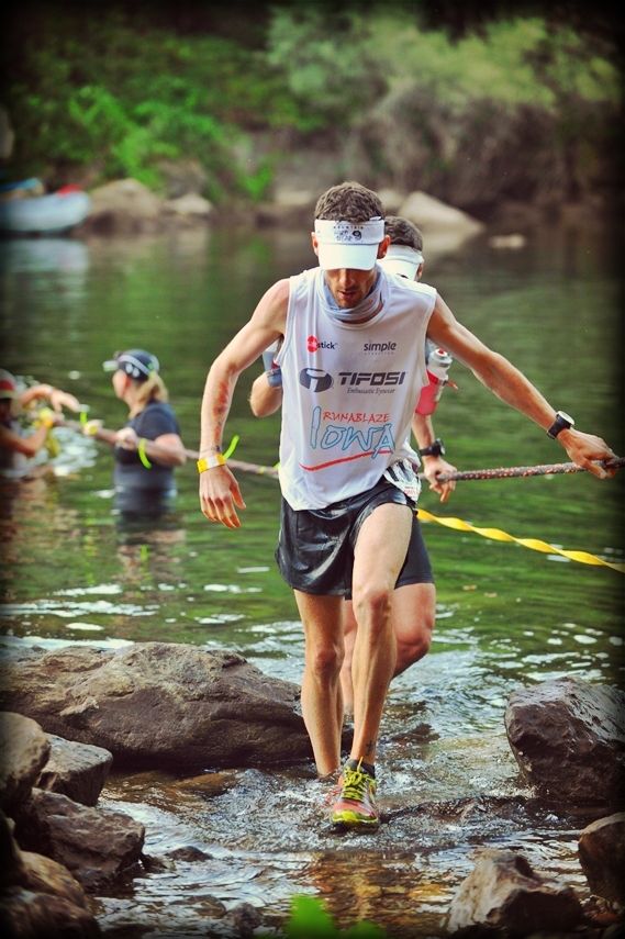 Heading out of the American River